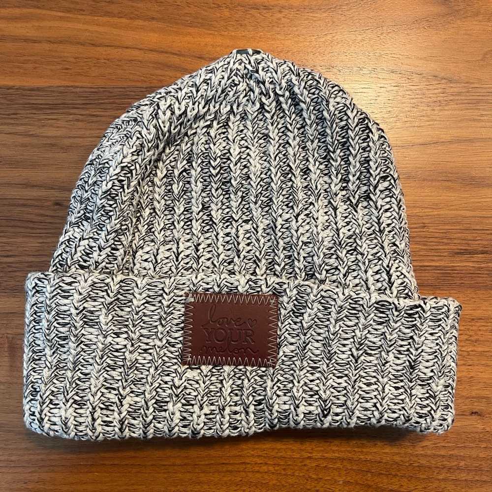 Love Your Melon snap Knit Hat